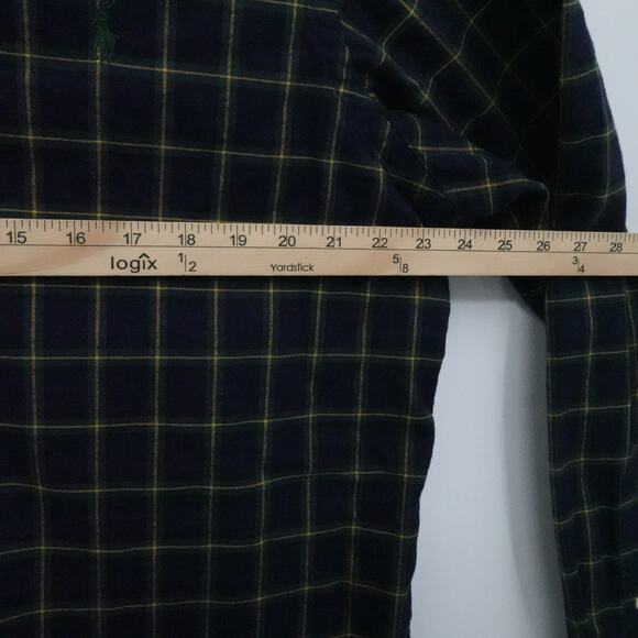 Ralph Lauren Shirt Mens XL Plaid Classic Fit Button Down Long Sleeve Pocket - Picture 4 of 12